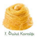 Κανταϊφάκια, φωλιά, γλυκά κιλού